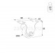 HEAVY DUTY CASTER D.40 - NON ROTATING HEAVY DUTY CASTER WHEELS / 70-200Kg